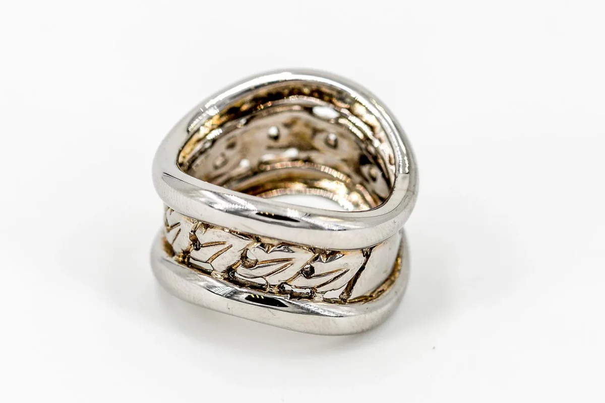 Van der bauwede Bague Or blanc – Image 2