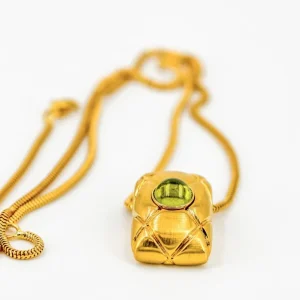 Montblanc Pendentif  Or jaune Péridot