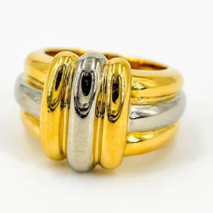Christofle Bague  Or jaune, Or blanc
