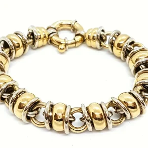 Bracelet Or jaune, Or blanc