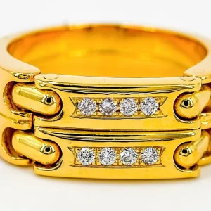 Pequignet Bague Or jaune Diamant