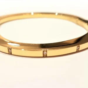 Bracelet Jonc Or jaune Diamant