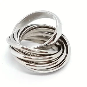 Pomellato Bague Milles cercles Or blanc