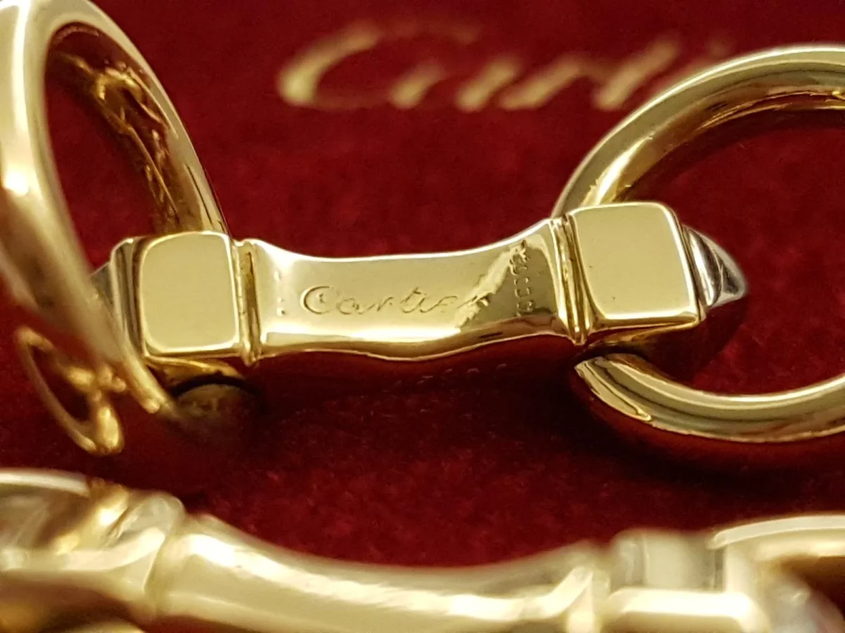Cartier Boutons de manchette Or jaune, Or blanc – Image 3