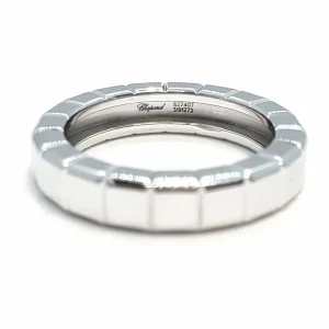 Chopard Bague Ice cube Or blanc
