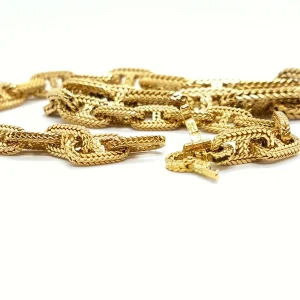 Hermès Collier Chaîne d'ancre Or jaune
