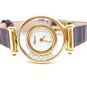 Chopard Montre Happy diamonds Or jaune Diamant, Rubis