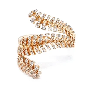 Djula Bague Dentelle Or rose Diamant