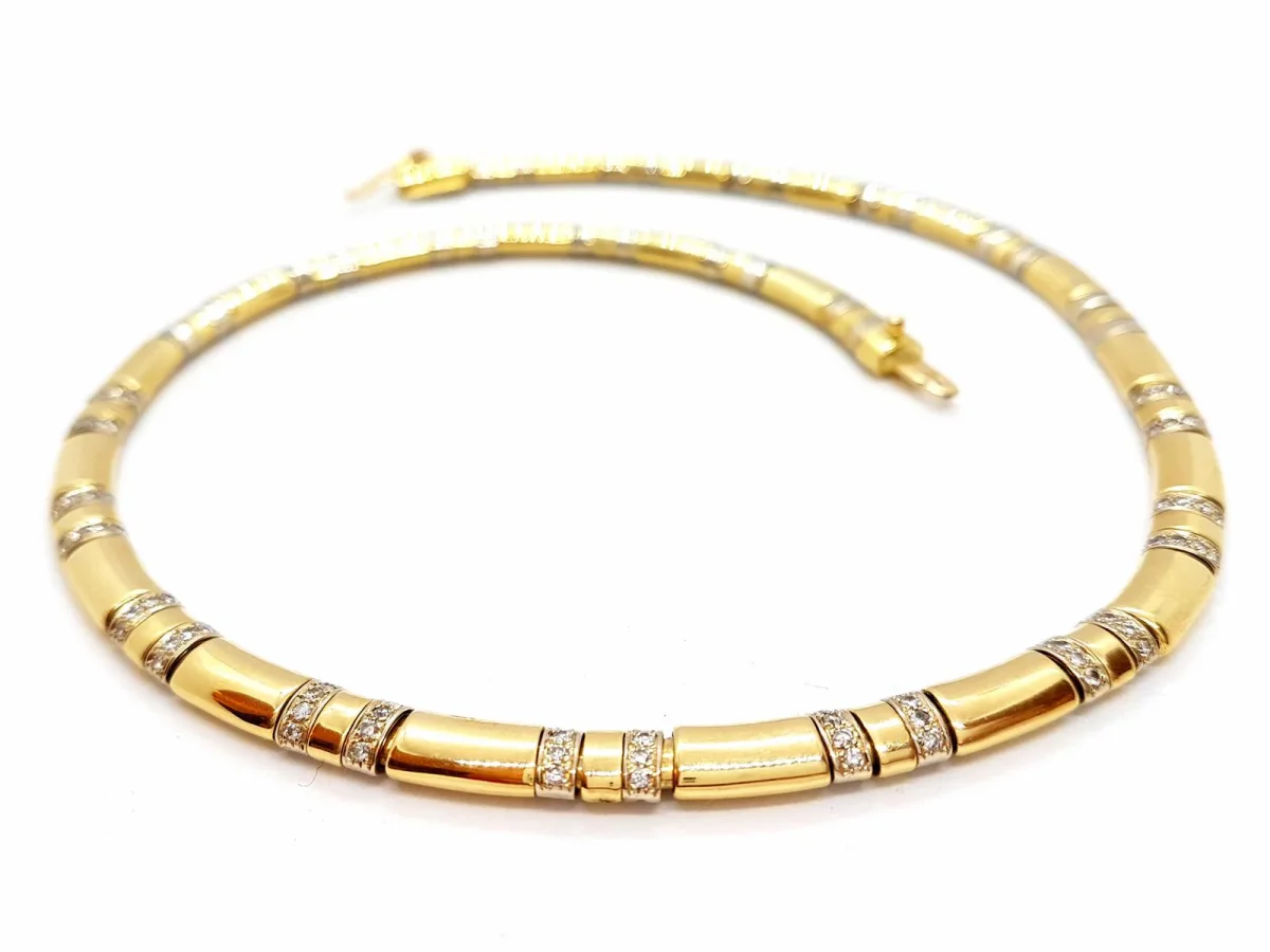 Chimento Collier Or jaune, Or blanc Diamant – Image 2