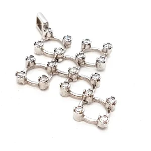 Pendentif Or blanc Diamant