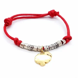 Dodo pomellato Bracelet Cordon Dodo Or jaune, Argent