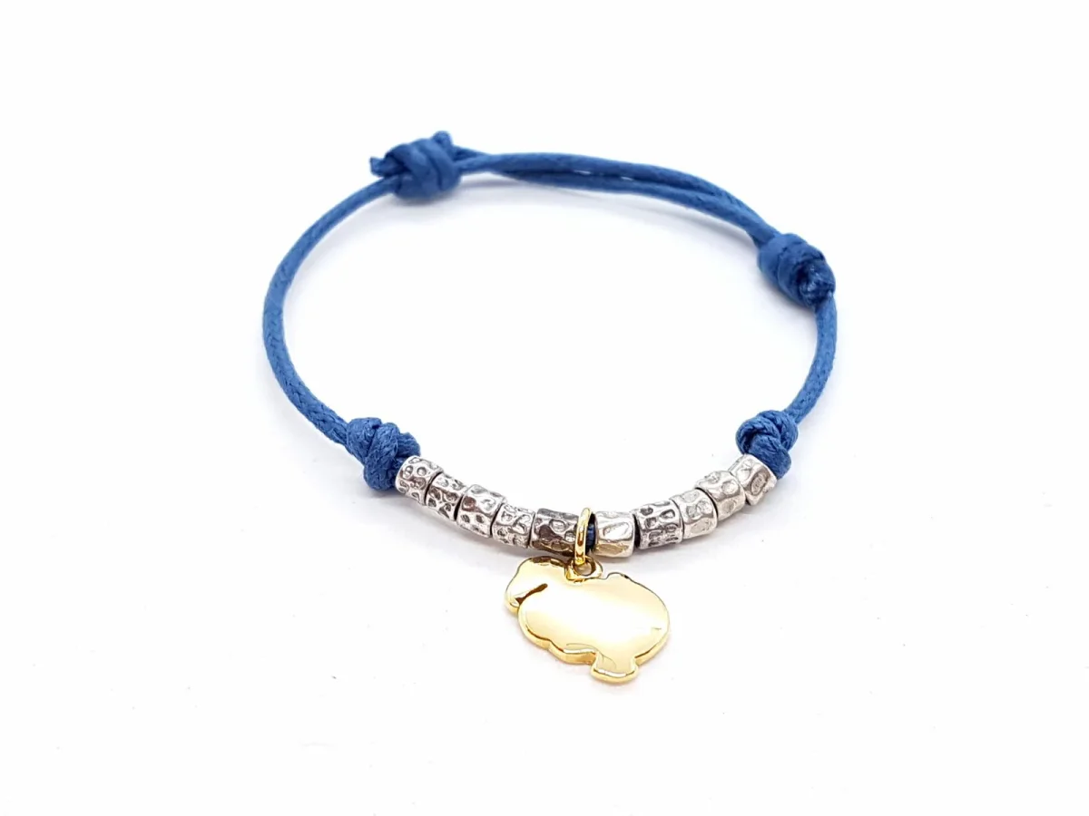 Dodo pomellato Bracelet Cordon Dodo Or jaune, Argent