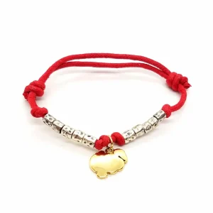 Dodo pomellato Bracelet Cordon  Or jaune, Argent