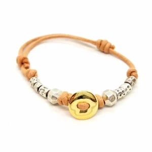 Dodo pomellato Bracelet Cordon  Or jaune, Argent