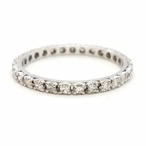 Bague Alliance Or blanc Diamant