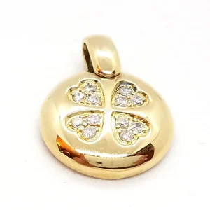 Pendentif Or jaune Diamant