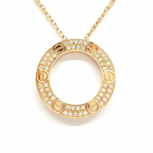 Cartier Collier Love Or rose Diamant