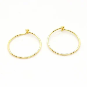 Dodo pomellato Boucles d'oreilles créoles  Or jaune