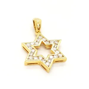 Pendentif Religieux Or jaune Diamant