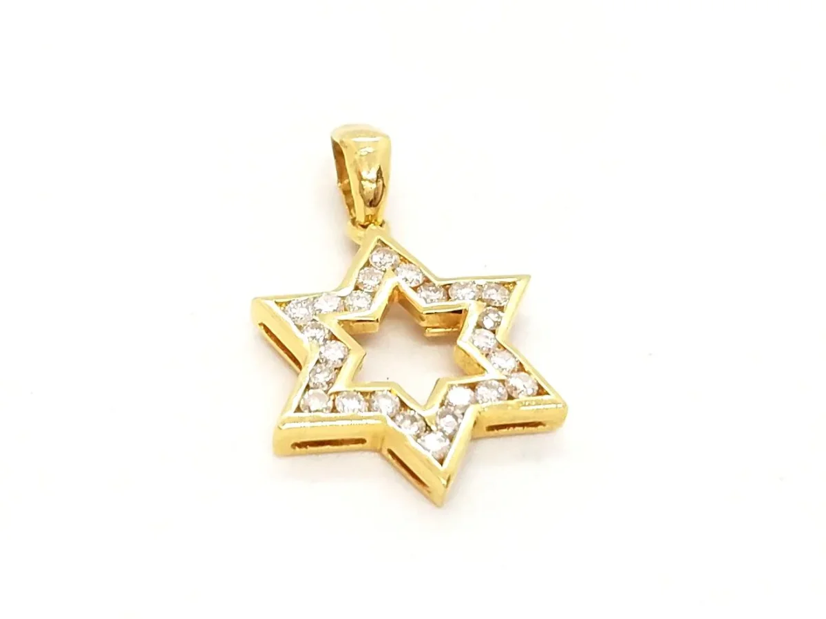 Pendentif Religieux Or jaune Diamant