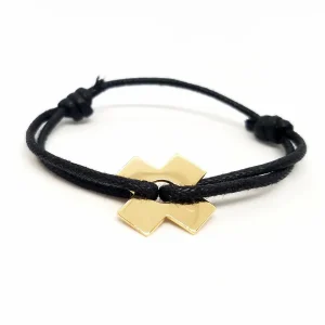 Dinh van Bracelet Croix Or jaune