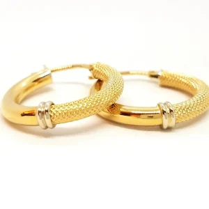 Boucles d'oreilles créoles Or jaune