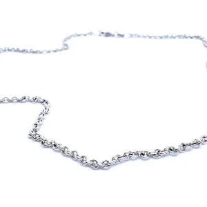 Collier Chaîne Or blanc
