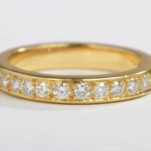 Bague Alliance Or jaune Diamant