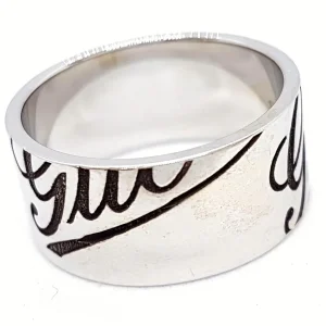 Gucci Bague Or blanc