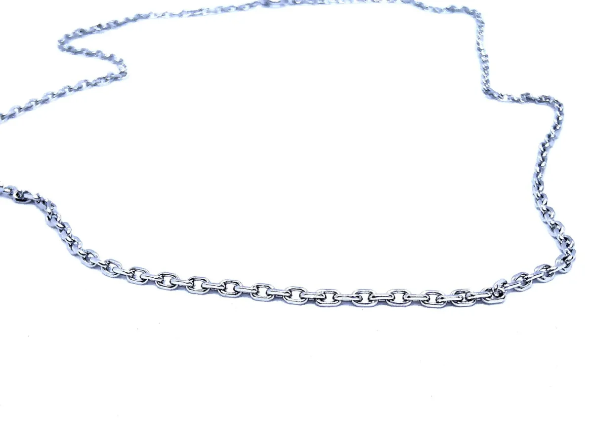 Collier Chaîne Or blanc