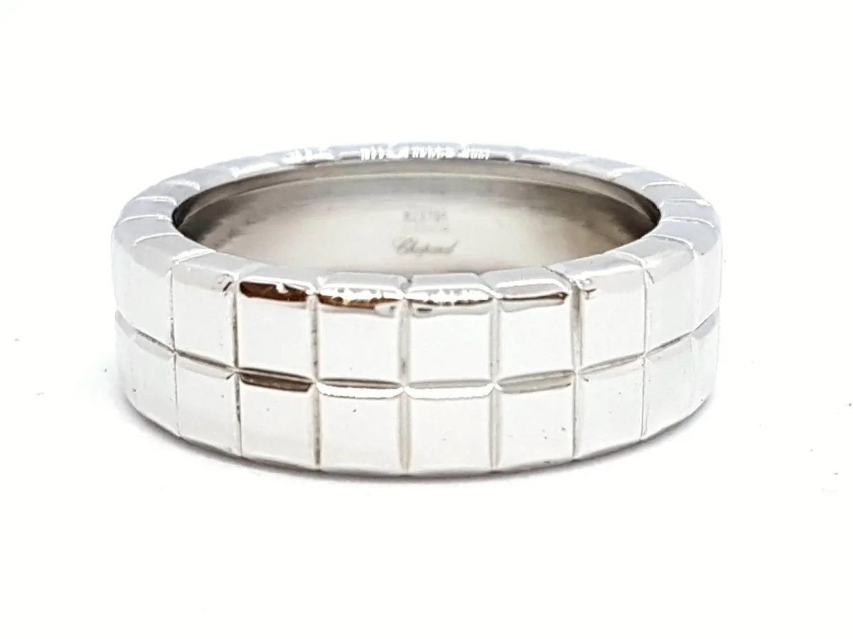 Chopard Bague Ice cube Or blanc