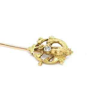 Accessoire Epingle Or jaune Diamant