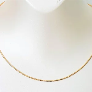 Collier Câble Or jaune