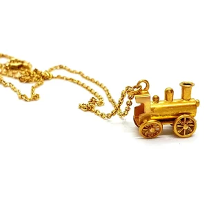 Collier Chaîne + pendentif Or jaune