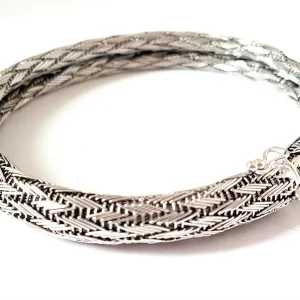 Bracelet Maille Or blanc