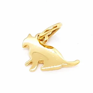 Dodo pomellato Pendentif Chat  Or jaune