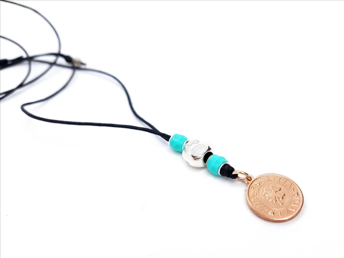 Dodo pomellato Collier Merci Argent, Or rose – Image 2