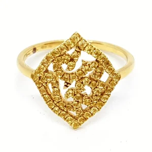Etername Bague Noor Or jaune Saphir
