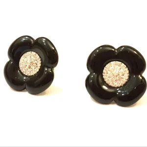 André benitah Boucles d'oreilles Or jaune, Or blanc, Résine Diamant