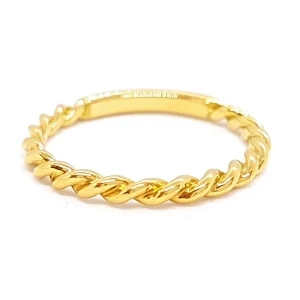 André benitah Bague Valse Or jaune