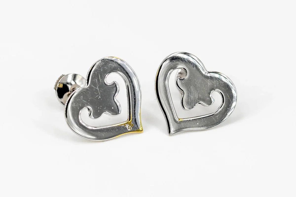 O.j. perrin Boucles d'oreilles Légendes Or blanc