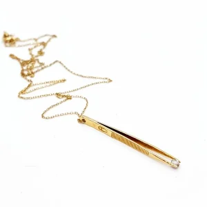 Collier Chaîne + pendentif Or jaune Diamant