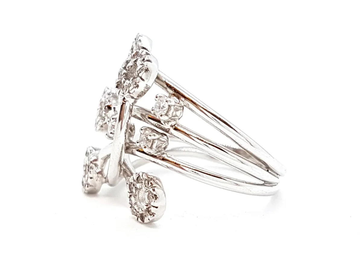 Bague Or blanc Diamant – Image 6