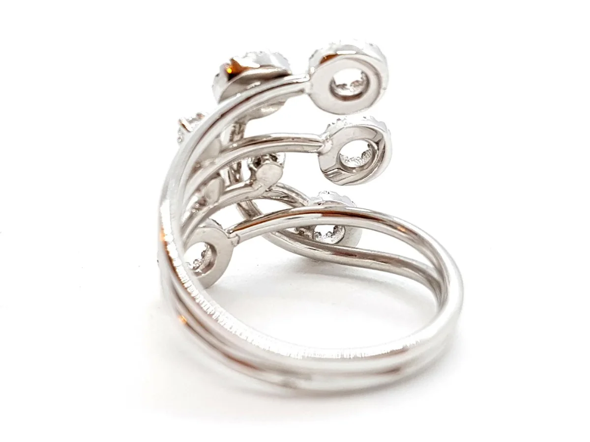 Bague Or blanc Diamant – Image 8
