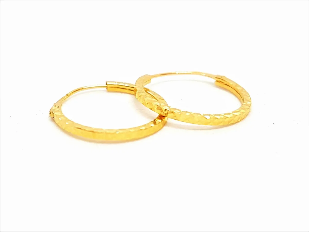 Boucles d'oreilles Créoles Or jaune