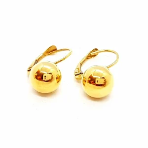 Boucles d'oreilles Boule Or jaune