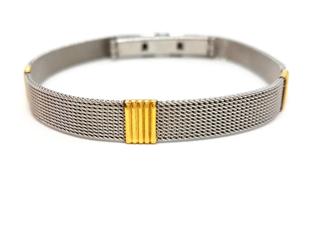 Bracelet Or jaune, Acier – Image 2