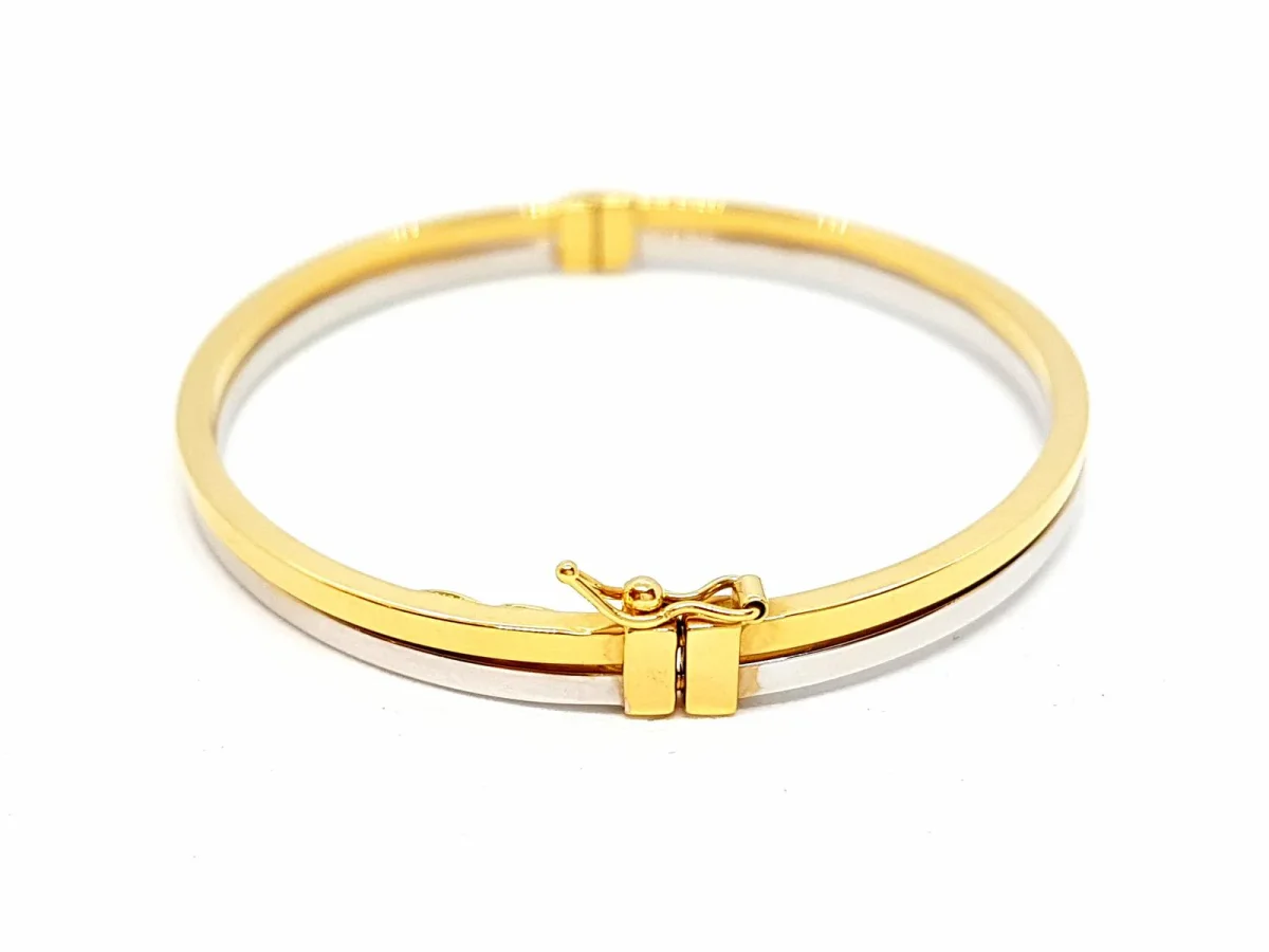 Bracelet Jonc Or jaune, Or blanc – Image 4