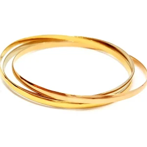 Bracelet Jonc Or rose, Or blanc, Or jaune