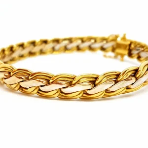 Bracelet Or jaune, Or blanc